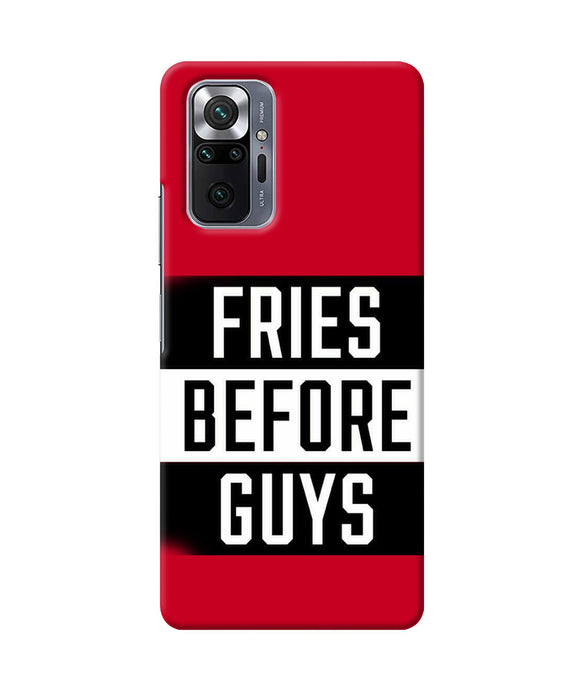 Fries before guys quote Redmi Note 10 Pro Max Back Cover