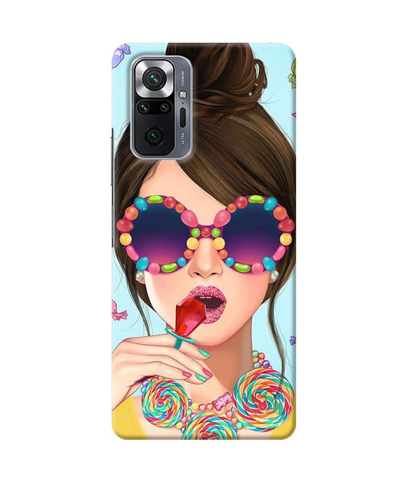 Fashion girl Redmi Note 10 Pro Max Back Cover