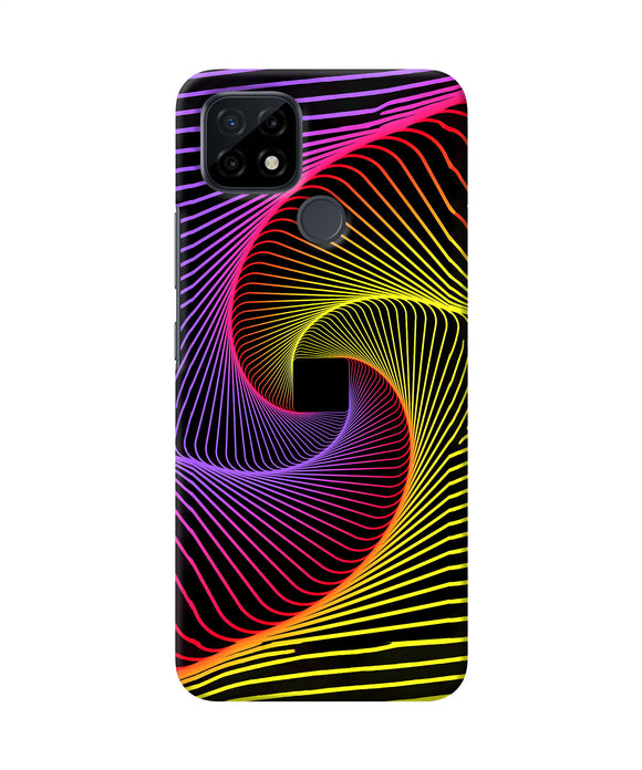 Colorful Strings Realme C21 Back Cover