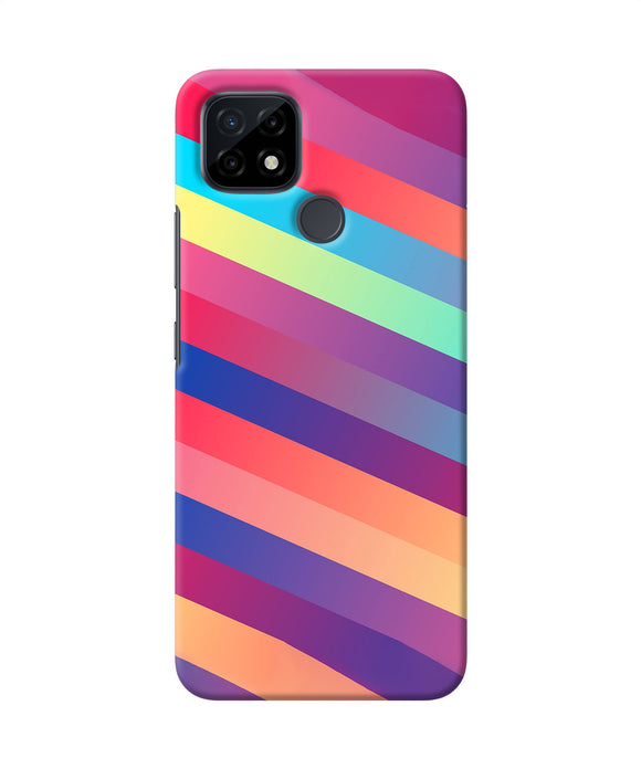 Stripes color Realme C21 Back Cover