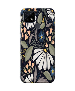 Flowers Art Realme C21 Back Cover