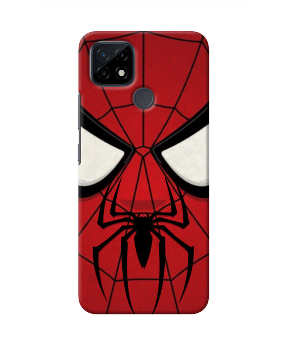 Spiderman Face Realme C21 Real 4D Back Cover