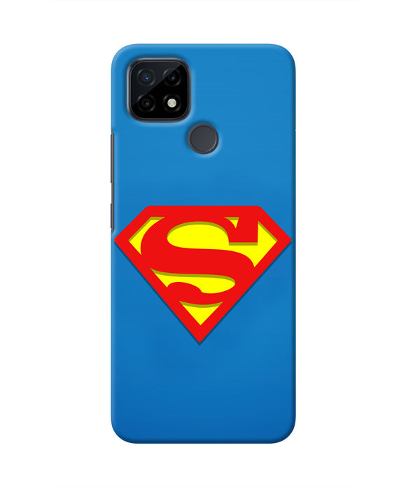 Superman Blue Realme C21 Real 4D Back Cover