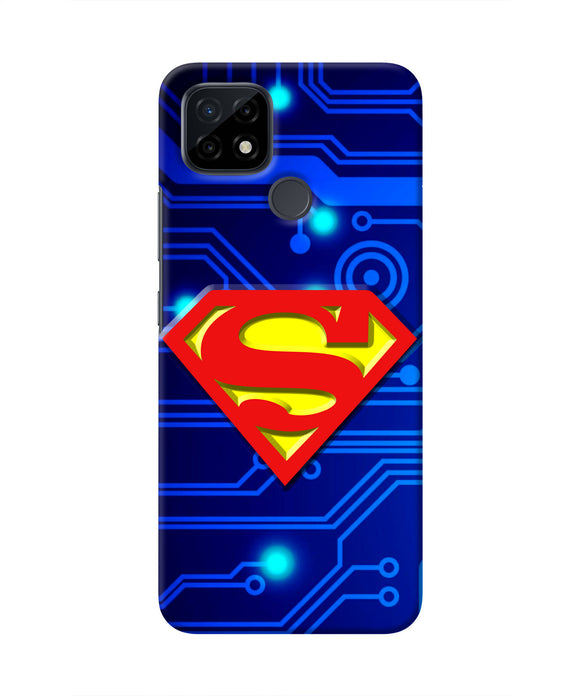Superman Abstract Realme C21 Real 4D Back Cover