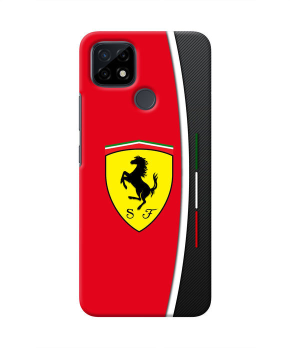 Ferrari Abstract Realme C21 Real 4D Back Cover