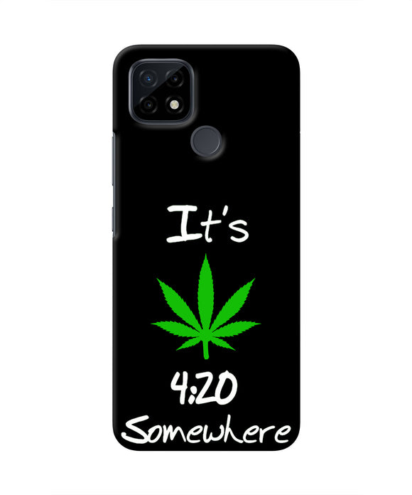 Weed Quote Realme C21 Real 4D Back Cover