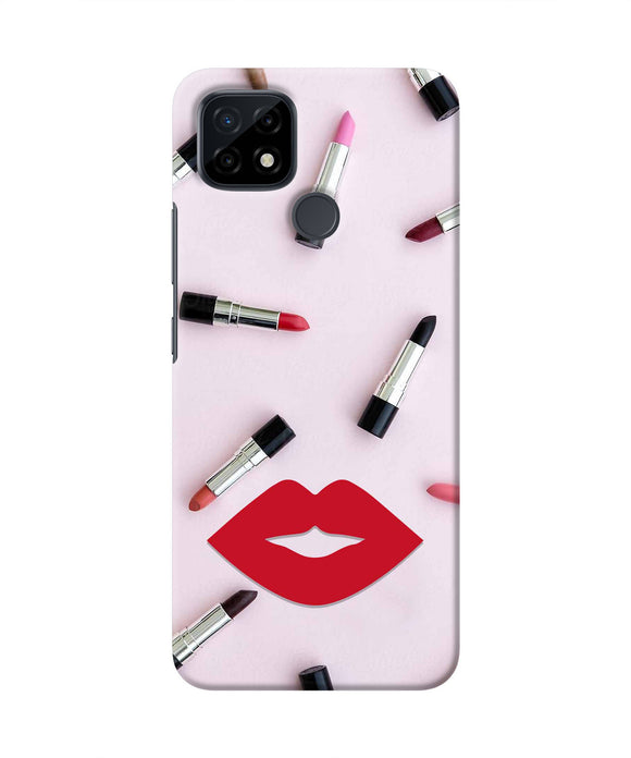 Lips Lipstick Shades Realme C21 Real 4D Back Cover