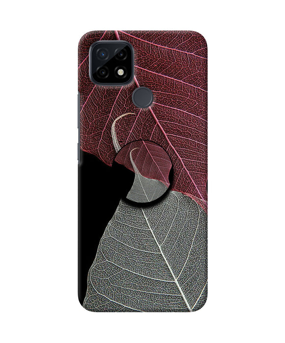 Leaf Pattern Realme C21 Pop Case