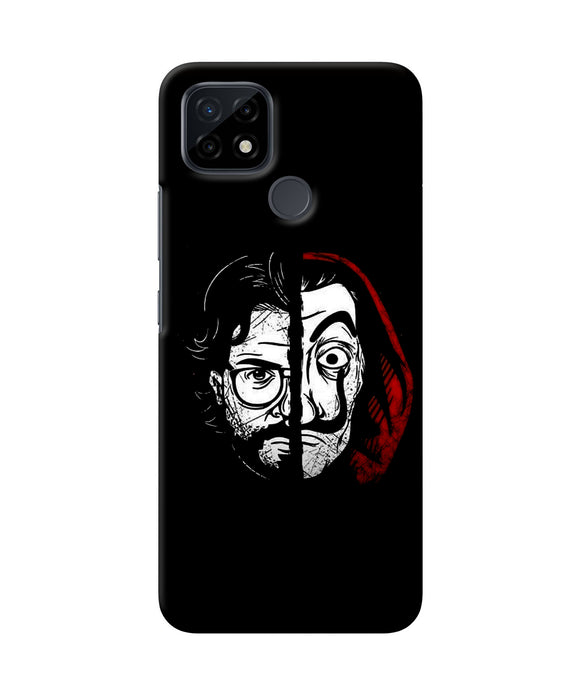 Money Heist Professor Mask Sketch Realme C21 Back Cover