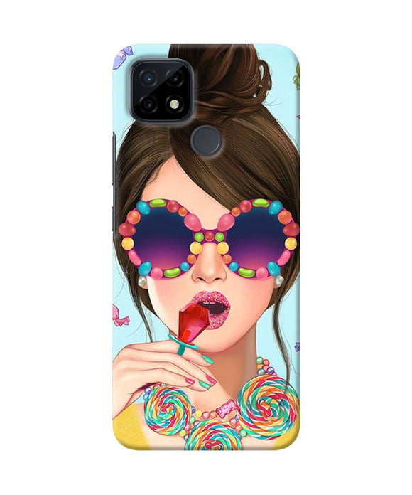 Fashion girl Realme C21 Back Cover Case Online at Best Price
