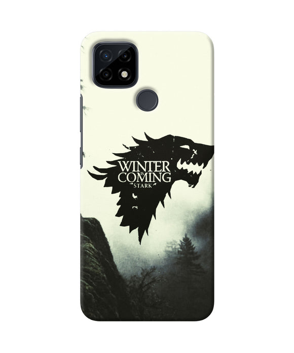 Winter coming stark Realme C21 Back Cover