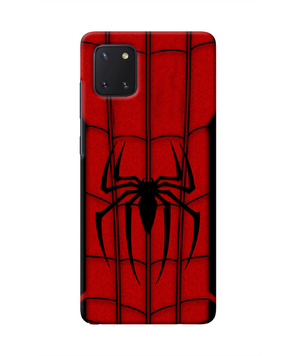 Spiderman Costume Samsung Note 10 Lite Real 4D Back Cover