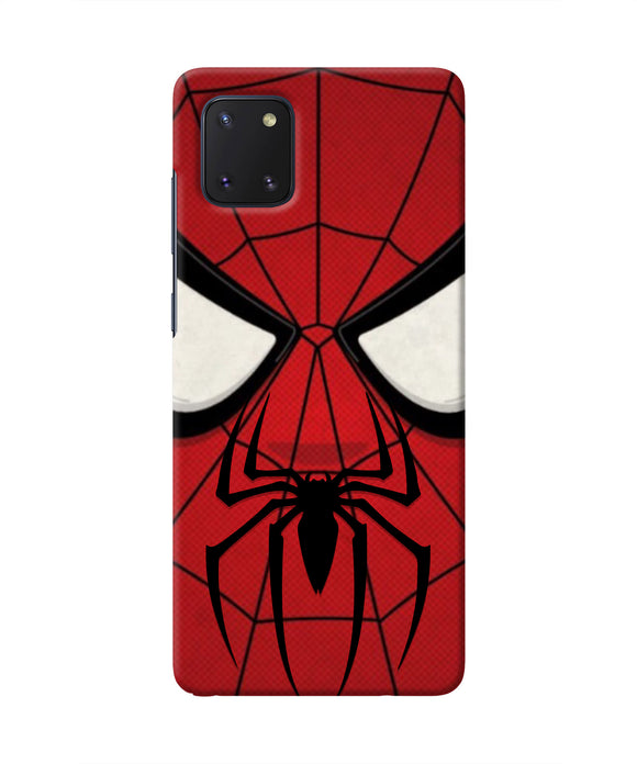 Spiderman Face Samsung Note 10 Lite Real 4D Back Cover