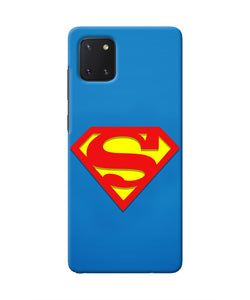 Superman Blue Samsung Note 10 Lite Real 4D Back Cover