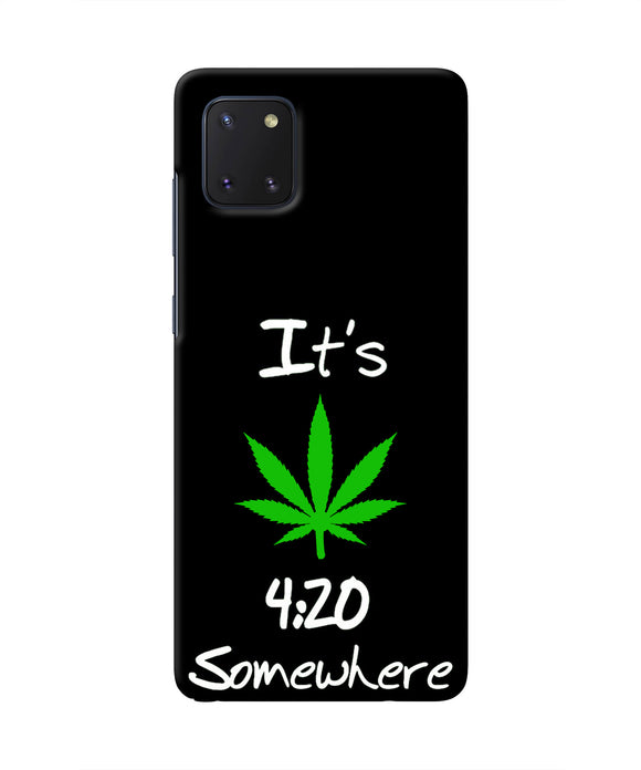 Weed Quote Samsung Note 10 Lite Real 4D Back Cover