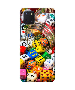 Colorful Dice Samsung Note 10 Lite Back Cover