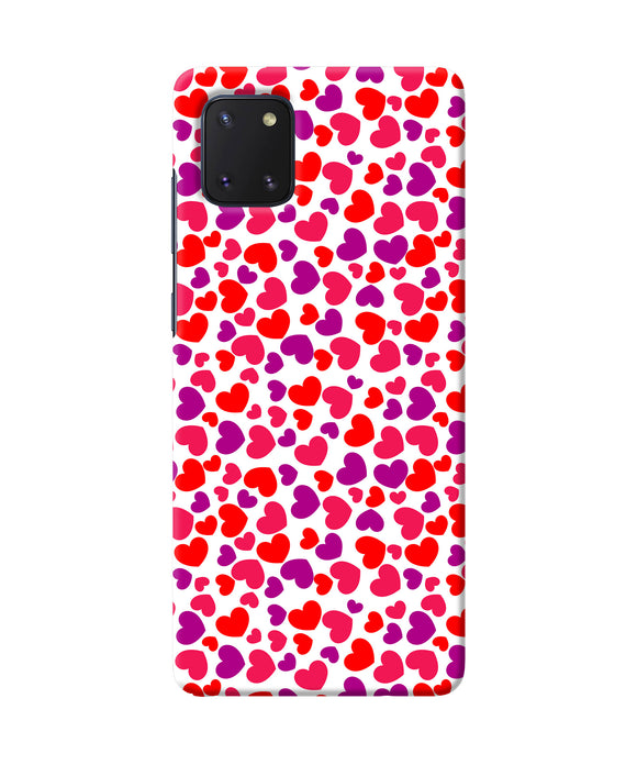 Heart print Samsung Note 10 Lite Back Cover