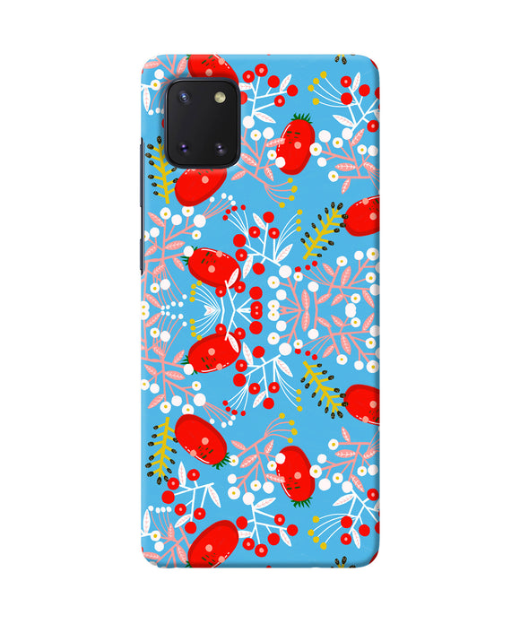 Small red animation pattern Samsung Note 10 Lite Back Cover