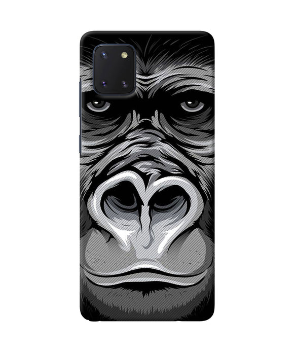 Black chimpanzee Samsung Note 10 Lite Back Cover