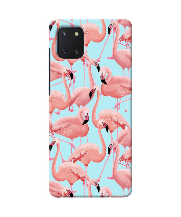 Abstract sheer bird print Samsung Note 10 Lite Back Cover