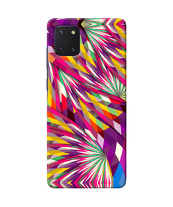 Abstract colorful print Samsung Note 10 Lite Back Cover