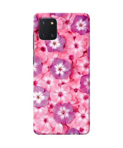 Natural pink flower Samsung Note 10 Lite Back Cover