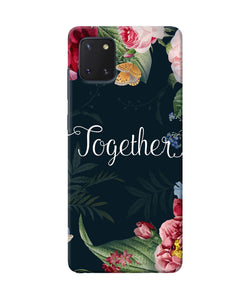 Together flower Samsung Note 10 Lite Back Cover