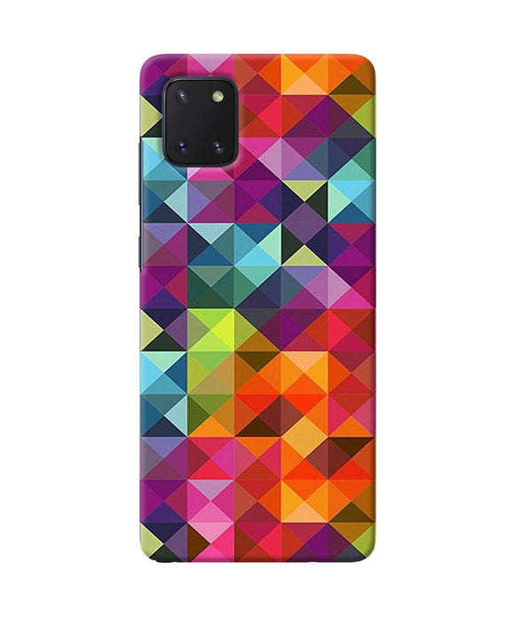 Abstract triangle pattern Samsung Note 10 Lite Back Cover