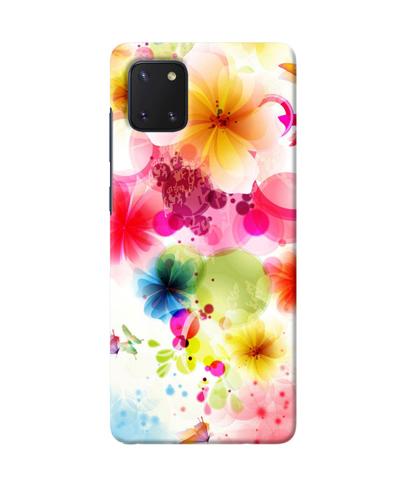 Flowers print Samsung Note 10 Lite Back Cover