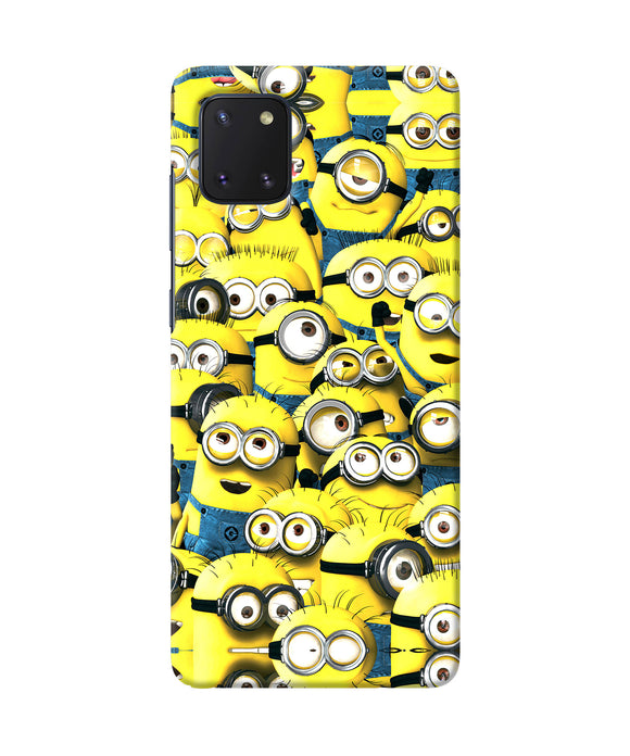 Minions mini crowd Samsung Note 10 Lite Back Cover