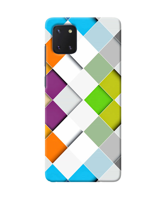 Abstract color box Samsung Note 10 Lite Back Cover