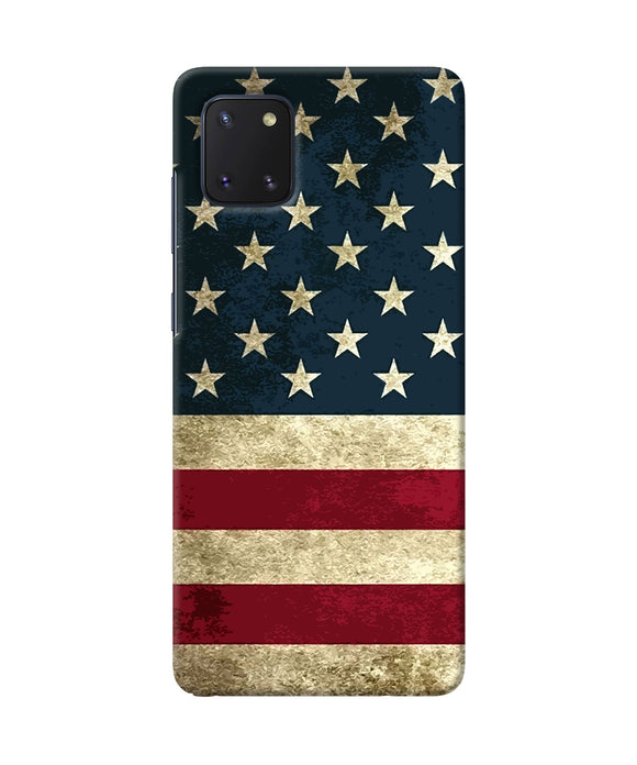 Vintage US flag Samsung Note 10 Lite Back Cover