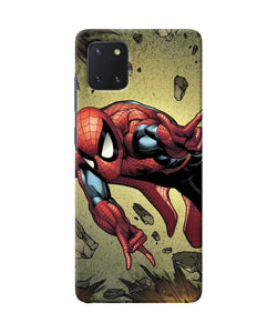 Spiderman on sky Samsung Note 10 Lite Back Cover