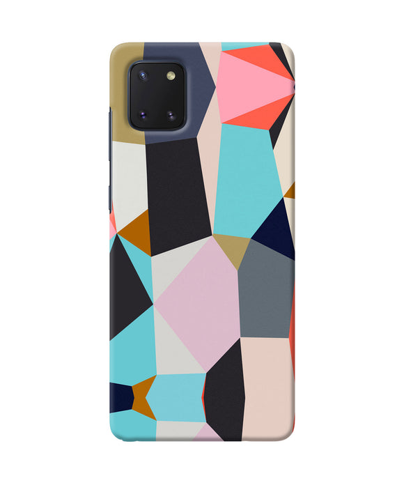 Abstract colorful shapes Samsung Note 10 Lite Back Cover