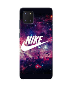 NIke galaxy logo Samsung Note 10 Lite Back Cover