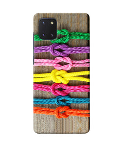 Colorful shoelace Samsung Note 10 Lite Back Cover