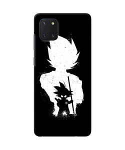 Goku night little character Samsung Note 10 Lite Back Cover