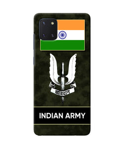 Indian flag balidan logo Samsung Note 10 Lite Back Cover