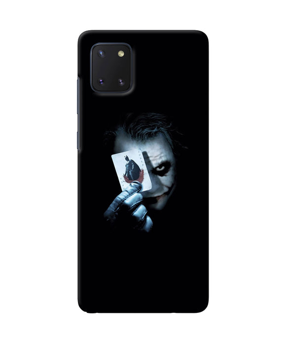 Joker dark knight card Samsung Note 10 Lite Back Cover