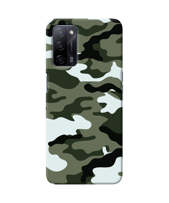 Camouflage Oppo A53s 5G Back Cover