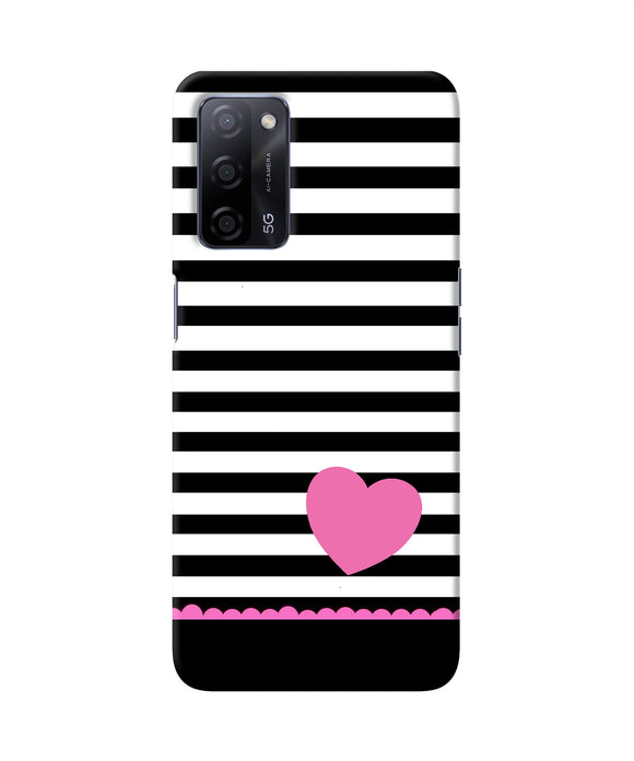 Abstract heart Oppo A53s 5G Back Cover