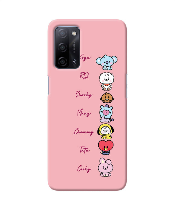 BTS names Oppo A53s 5G Back Cover
