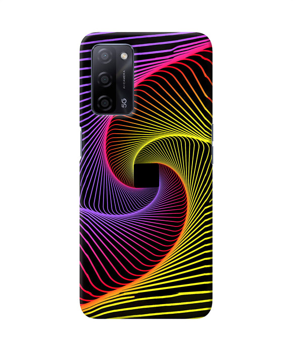 Colorful Strings Oppo A53s 5G Back Cover