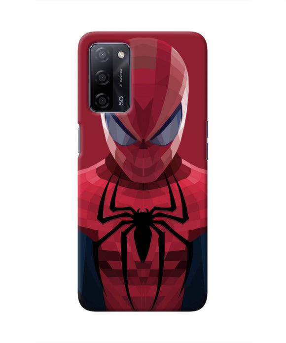Spiderman Art Oppo A53s 5G Real 4D Back Cover