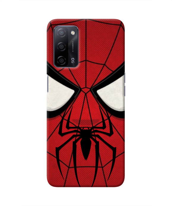 Spiderman Face Oppo A53s 5G Real 4D Back Cover