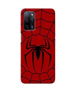 Spiderman Web Oppo A53s 5G Real 4D Back Cover