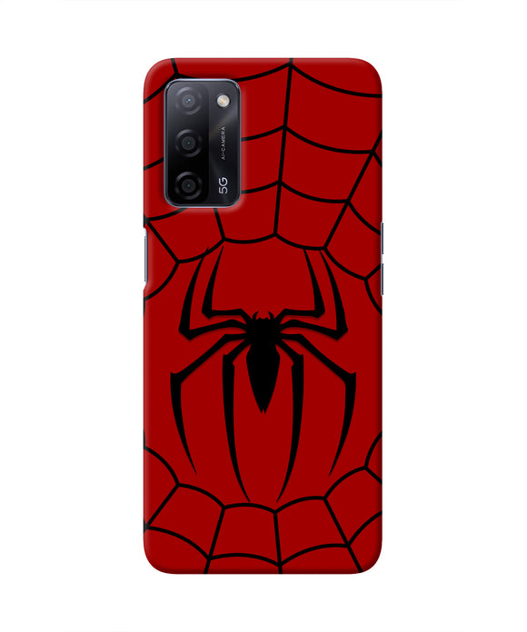 Spiderman Web Oppo A53s 5G Real 4D Back Cover