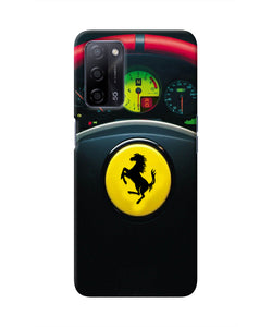 Ferrari Steeriing Wheel Oppo A53s 5G Real 4D Back Cover