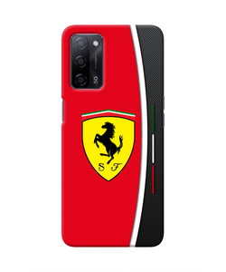 Ferrari Abstract Oppo A53s 5G Real 4D Back Cover