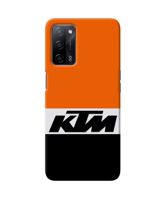 KTM Colorblock Oppo A53s 5G Real 4D Back Cover